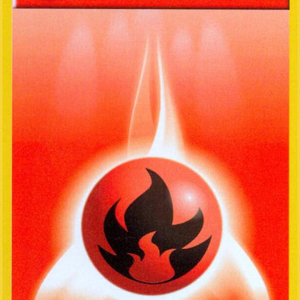 Fire Energy 98/102 Energy Base Set 1st Edition Pokemon Card