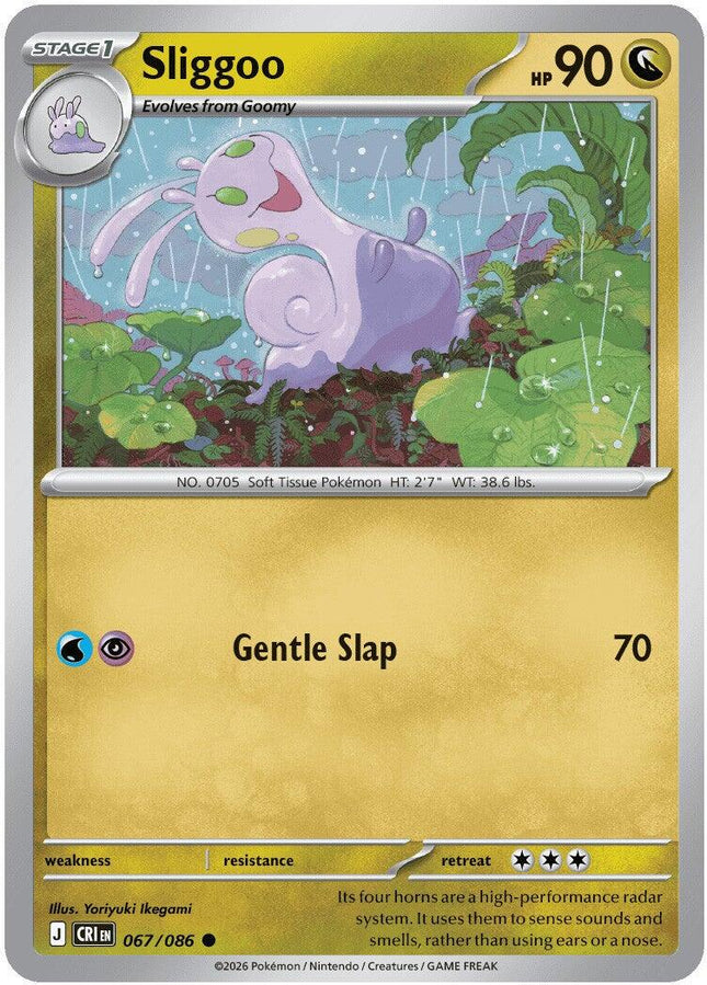 Sliggoo 067/086 Reverse Holo Chaos Rising Pokemon Card