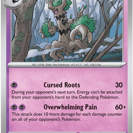 Trevenant 039/086 Reverse Holo Chaos Rising Pokemon Card