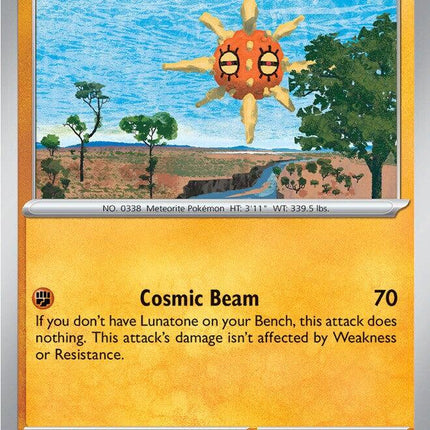 Solrock 106/217 Dusk Ball Reverse Holo Ascended Heroes Pokemon Card