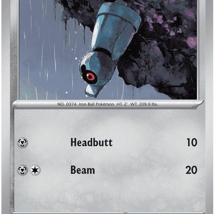 Beldum 059/086 Reverse Holo Chaos Rising Pokemon Card