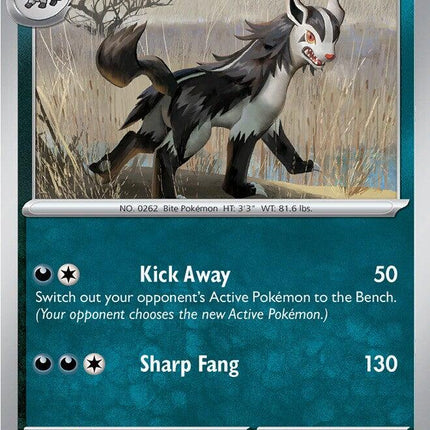Mightyena 129/217 Energy Pattern Reverse Holo Ascended Heroes Pokemon Card