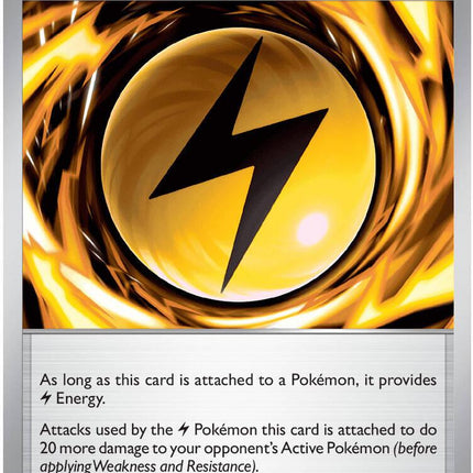 Voltaic Lightning Energy 084/084 Non-Holo Pitch Black Pokemon Card