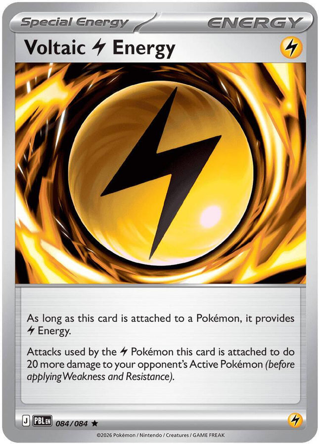 Voltaic Lightning Energy 084/084 Non-Holo Pitch Black Pokemon Card