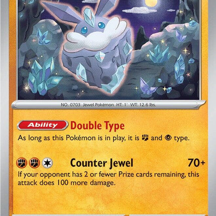 Carbink 117/217 Love Ball Reverse Holo Ascended Heroes Pokemon Card