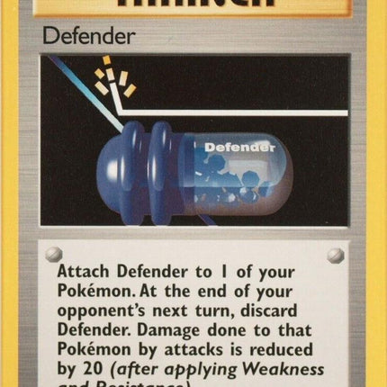 Defender 80/102 Uncommon Base Set 4th Print 1999–2000 Pokemon Card