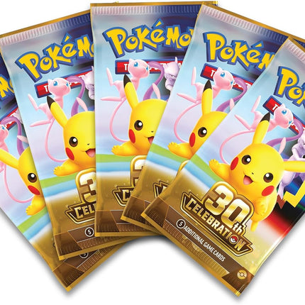 Pokémon TCG 30th Celebration Binder Collection 9-Pocket Binder & 5 Booster Packs English