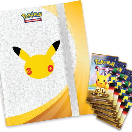 Pokémon TCG 30th Celebration Binder Collection 9-Pocket Binder & 5 Booster Packs English