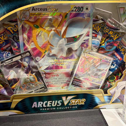 Arceus VSTAR Premium Collection Sword & Sheld