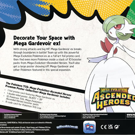 Gardevoir Ascended Heroes Premium Poster Collection – Pokémon TCG English Box Set