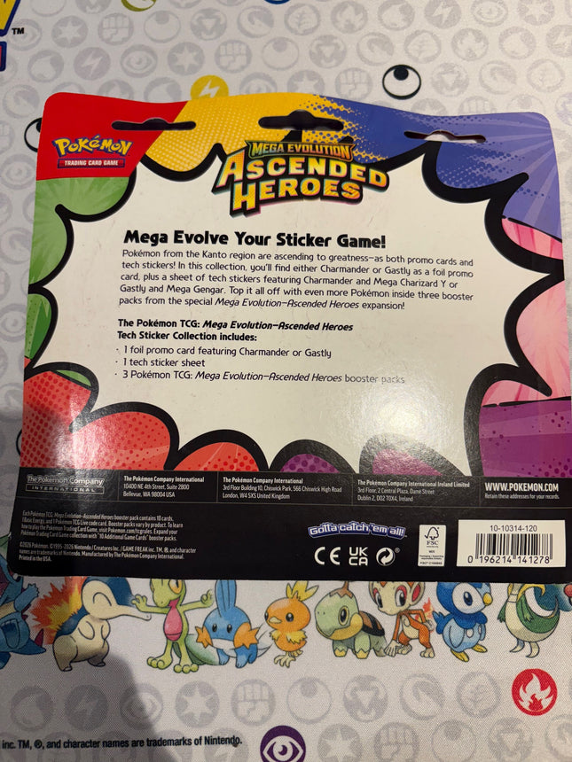 Ascended Heroes Tech Sticker Collection Charizard