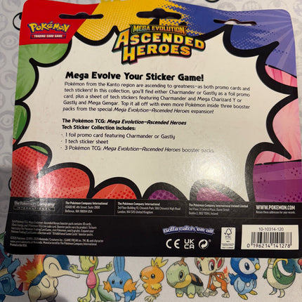 Ascended Heroes Tech Sticker Collection – Shadow Spirit (Gastly-Inspired)