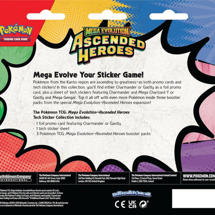 Ascended Heroes Tech Sticker Collection – Shadow Spirit (Gastly-Inspired)