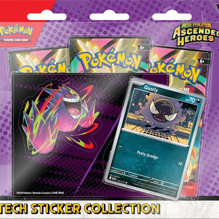 Ascended Heroes Tech Sticker Collection – Shadow Spirit (Gastly-Inspired)