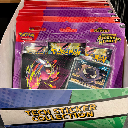 Ascended Heroes Tech Sticker Collection – Shadow Spirit (Gastly-Inspired)