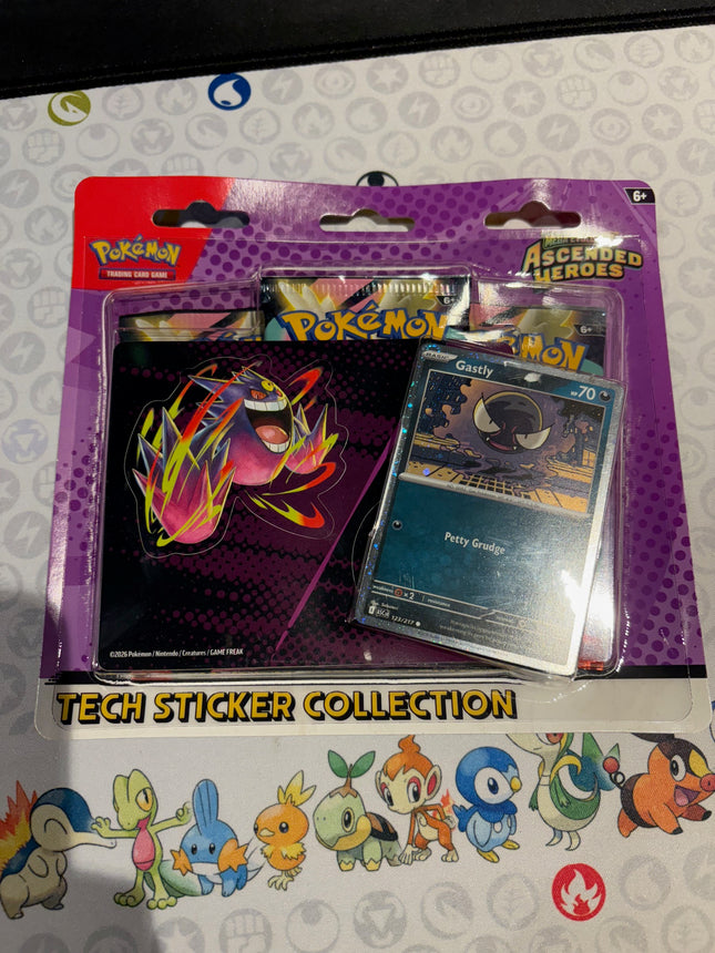 Ascended Heroes Tech Sticker Collection – Shadow Spirit (Gastly-Inspired)