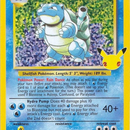 Blastoise 2/102 – Classic Collection Holo | Celebrations | Pokémon TCG English