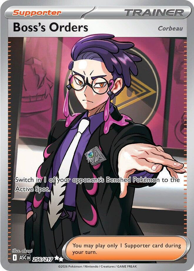 Boss's Orders (Corbeau) 256/217 – Ascended Heroes | Pokémon TCG English