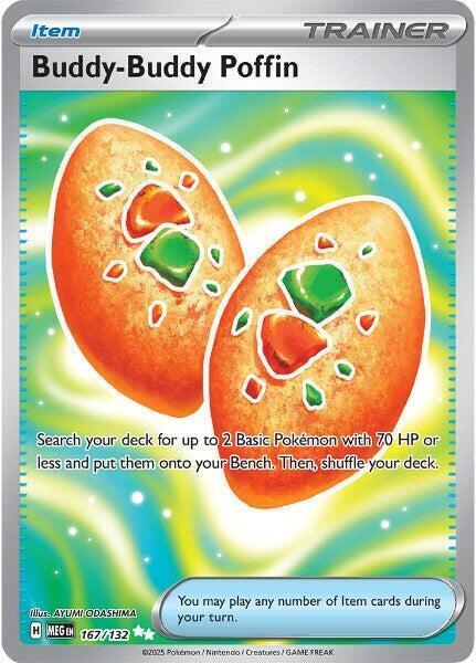 Buddy-Buddy Poffin 167/132 – Mega Evolution | Pokémon TCG English