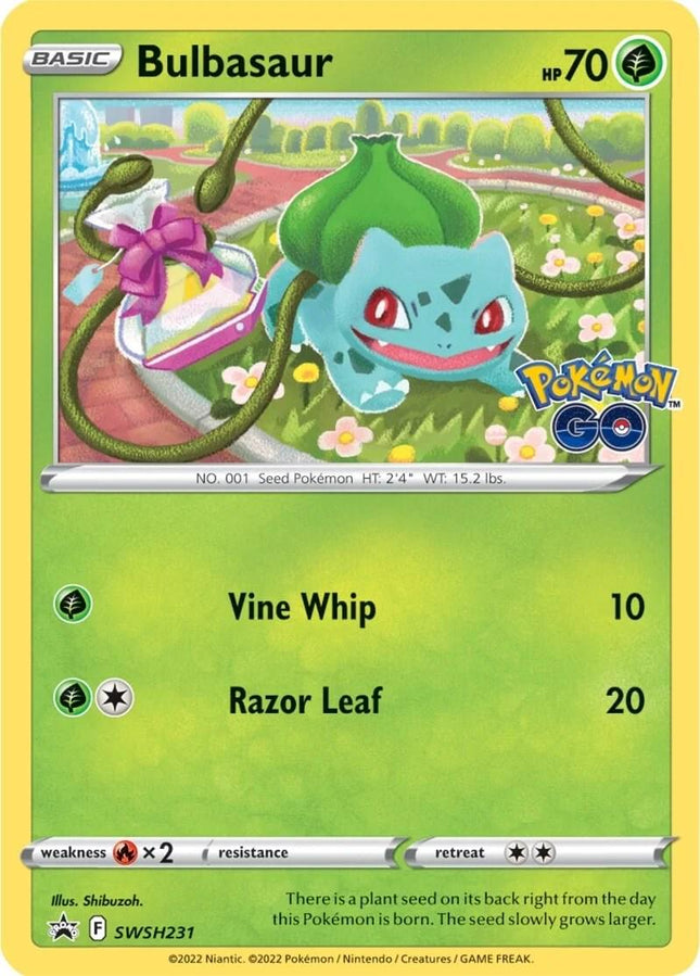 Bulbasaur SWSH231 – Black Star Promo | Pokémon GO | Pokémon TCG English