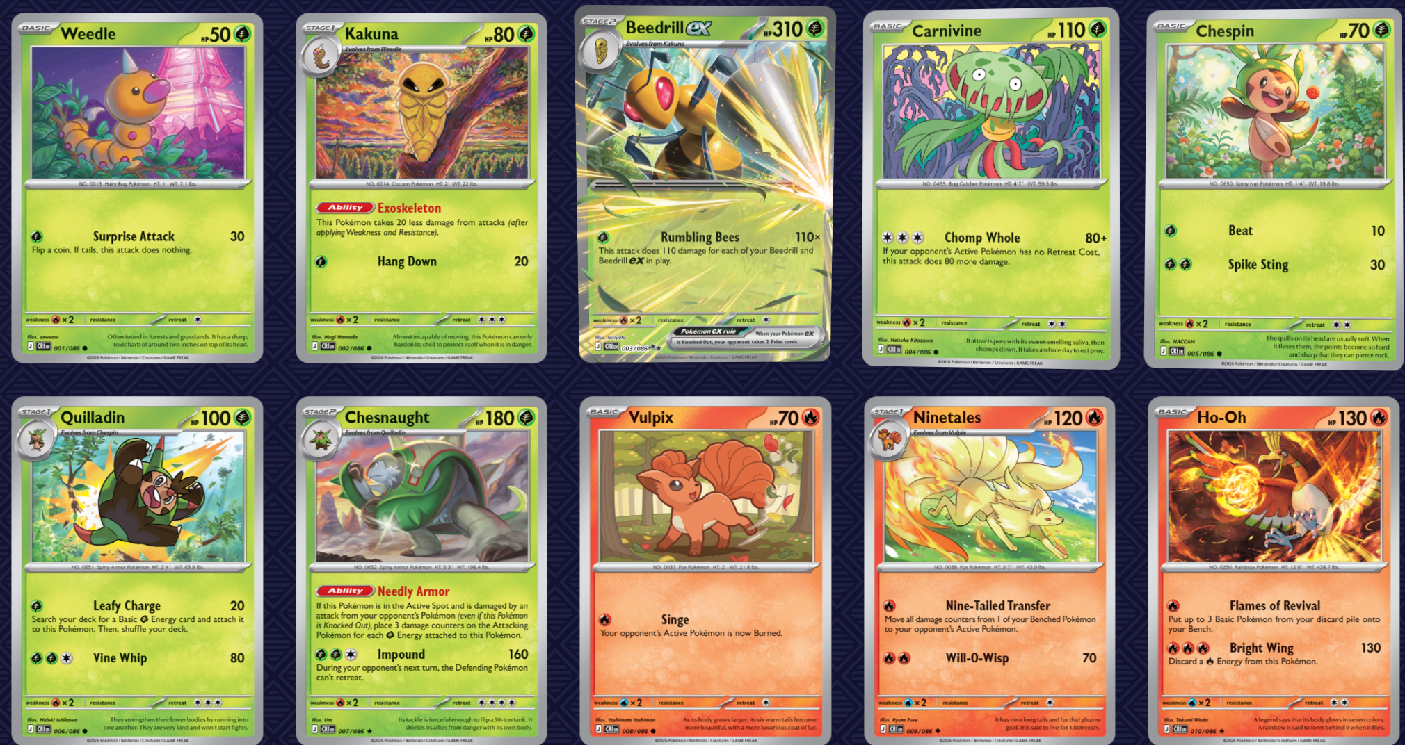 Chaos Rising Master Set | Mega Evolution Pokémon TCG English UK