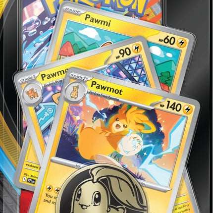 Pokémon TCG: Chaos Rising Premium Checklane Blister – Pawmot | English