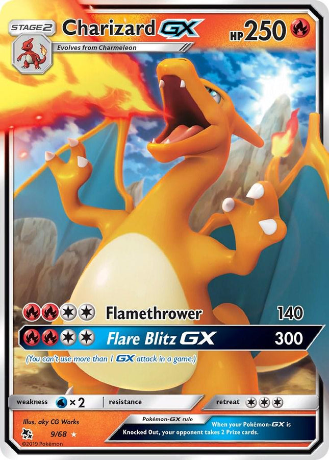 Charizard GX 9/68 – Ultra Rare | Hidden Fates | Pokémon TCG English