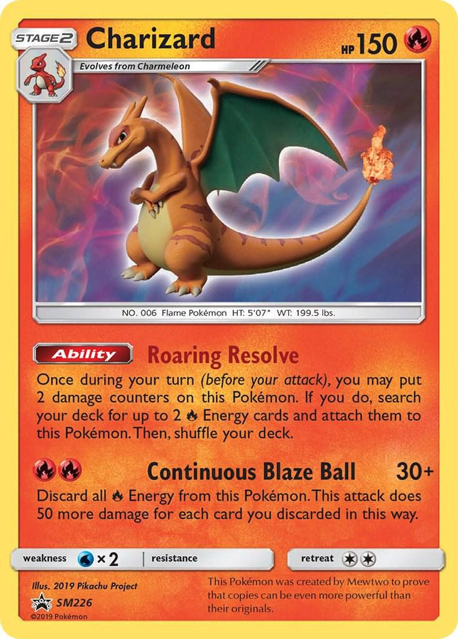 Charizard SM226 – Holo Promo | Sun & Moon Black Star Promo | Pokémon TCG English