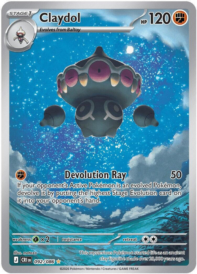 Claydol 092-086 Chaos Rising Pokémon Card