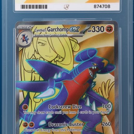 Cynthia's Garchomp ex 215/182 ACE 10 | Ultra Rare | Graded Pokémon Card