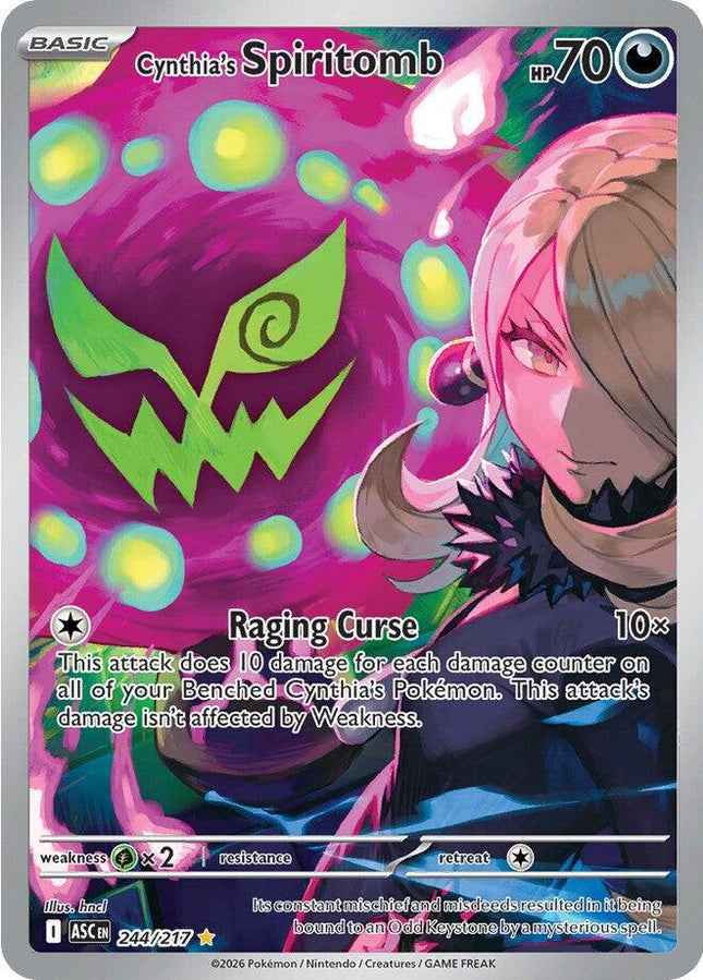 Cynthia's Spiritomb 244/217 – Ascended Heroes | Pokémon TCG English