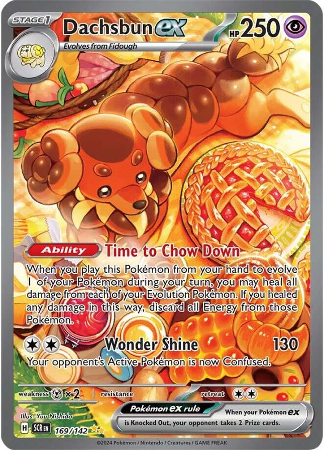 Dachsbun ex 169/142 – Special Illustration Rare | Stellar Crown | Pokémon TCG English