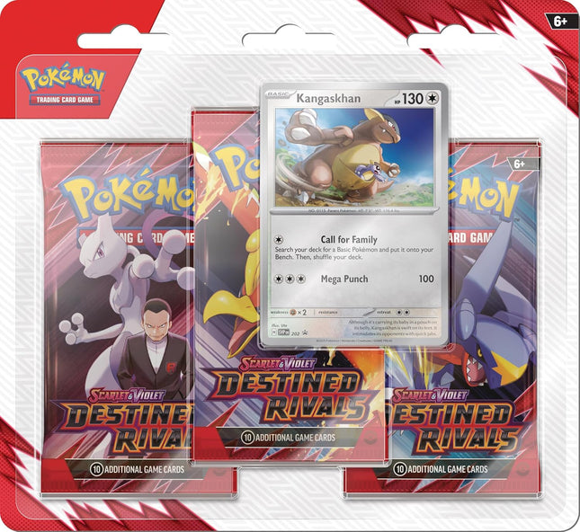 Pokémon TCG: Scarlet & Violet—Destined Rivals 3-Pack Blister