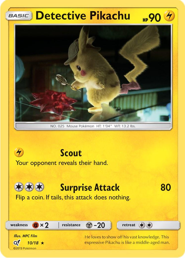 Detective Pikachu 10/18 - Detective Pikachu Set