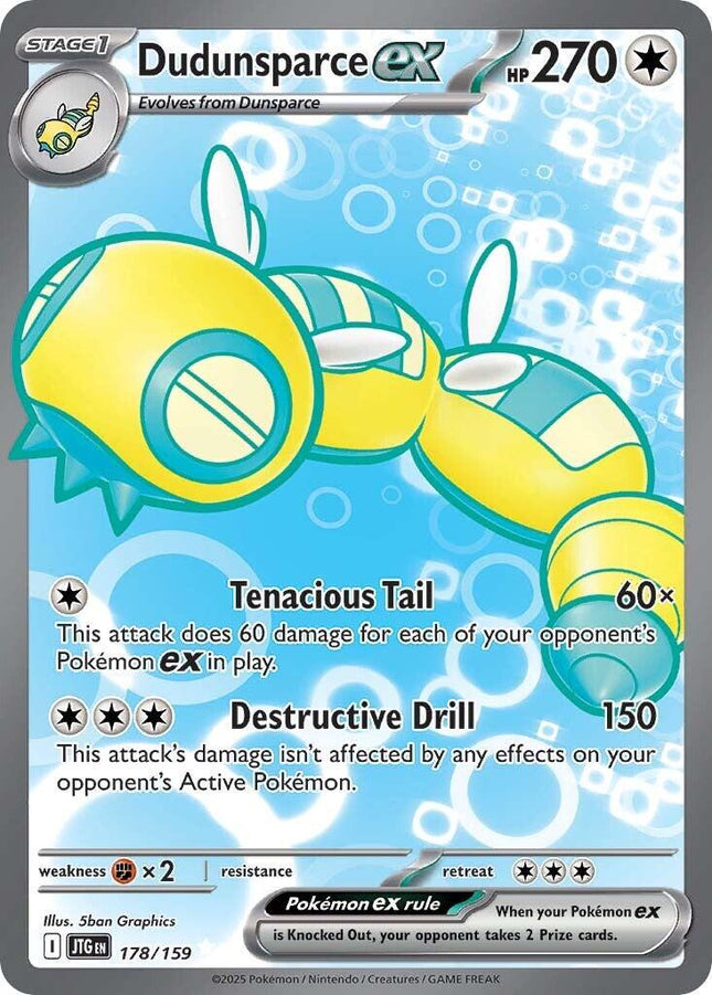Dudunsparce ex 178/159 – Journey Together | Pokémon TCG English