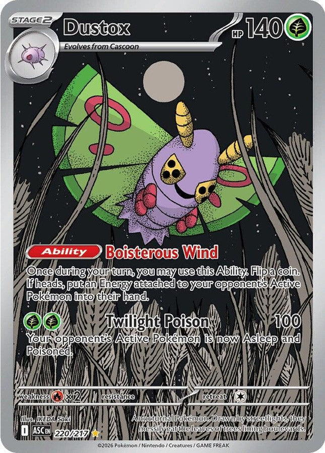 Dustox 220/217 – Ascended Heroes | Pokémon TCG English