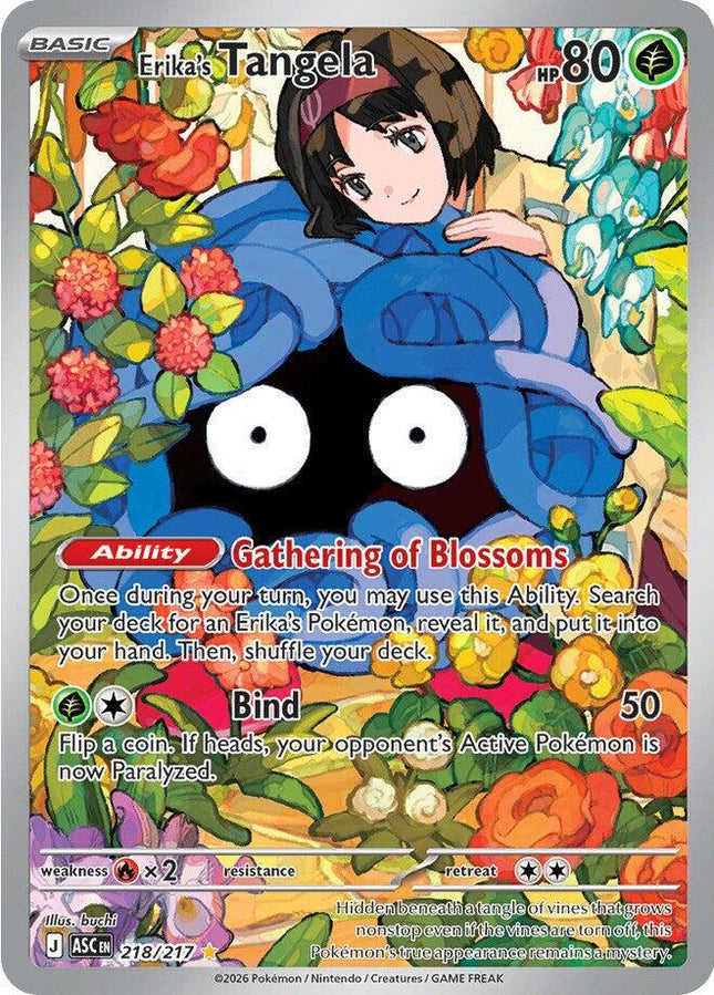 Erika's Tangela 218/217 – Ascended Heroes | Pokémon TCG English