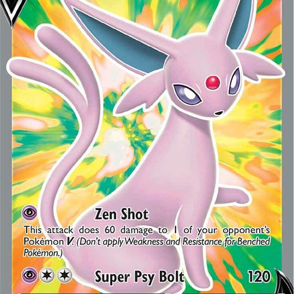 Espeon V 179/203 – Full Art Ultra Rare | Evolving Skies | Pokémon TCG English