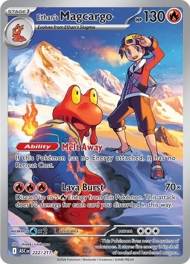Ethan's Magcargo 222/217 – Ascended Heroes | Pokémon TCG English