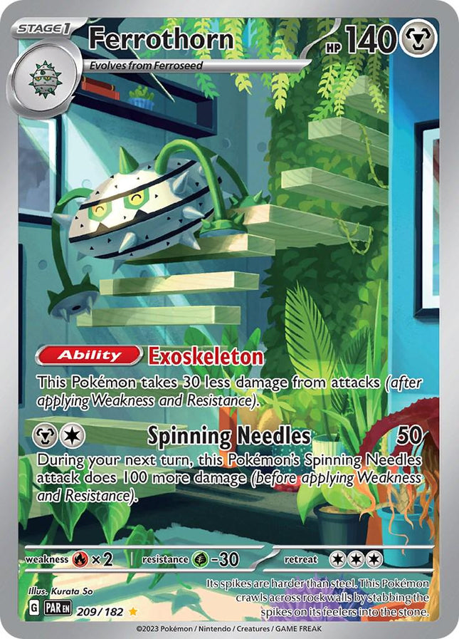 Ferrothorn 209/182 – Paradox Rift | Pokémon TCG English