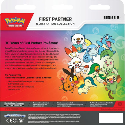 Pokémon TCG First Partner Illustration Collection – Series 2 Johto, Unova & Galar English