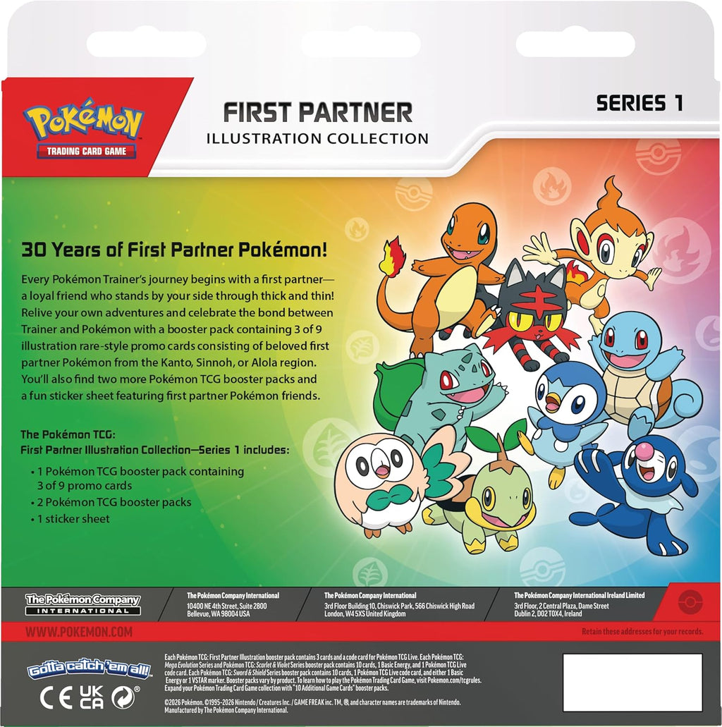 First Partner Illustration Collection Series 1 Pokémon TCG UK – Buy Any Cards