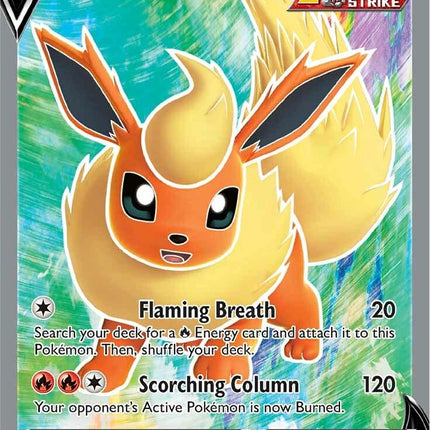 Flareon V 169/203 – Full Art Ultra Rare | Evolving Skies | Pokémon TCG English