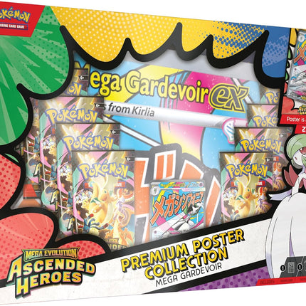 Gardevoir Ascended Heroes Premium Poster Collection – Pokémon TCG English Box Set