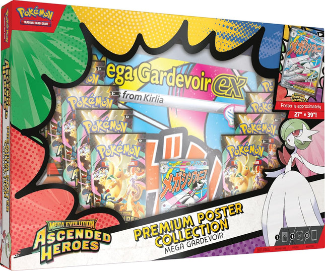 Gardevoir Ascended Heroes Premium Poster Collection – Pokémon TCG English Box Set