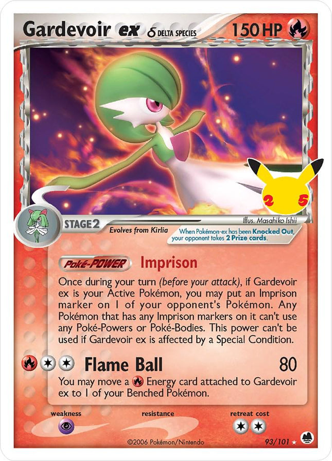 Gardevoir ex δ 93/101 Delta Species – Celebrations Classic Collection 25th Anniversary | English