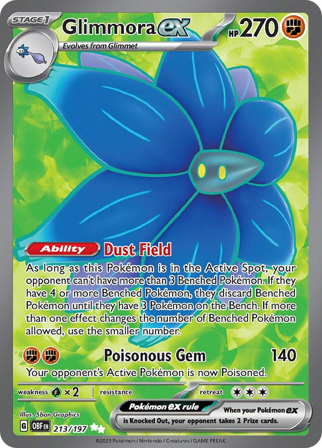 Glimmora ex 213/197 – Obsidian Flames | Pokémon TCG English