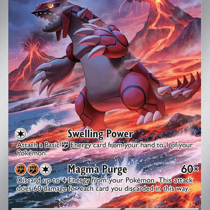 Groudon 199/182 Illustration Rare (IR) – Paradox Rift Expansion | Pokémon TCG English