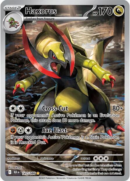 Haxorus 147/086 – Black Bolt | Pokémon TCG English
