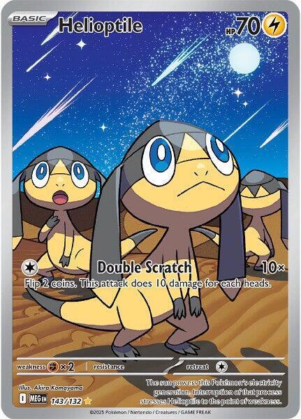 Helioptile 143/132 – Mega Evolution | Pokémon TCG English